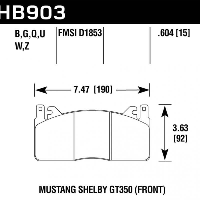 Hawk Brake Pad - DTC-80
