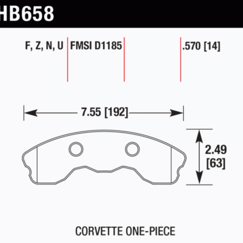 Hawk Brake Pad - DTC-80