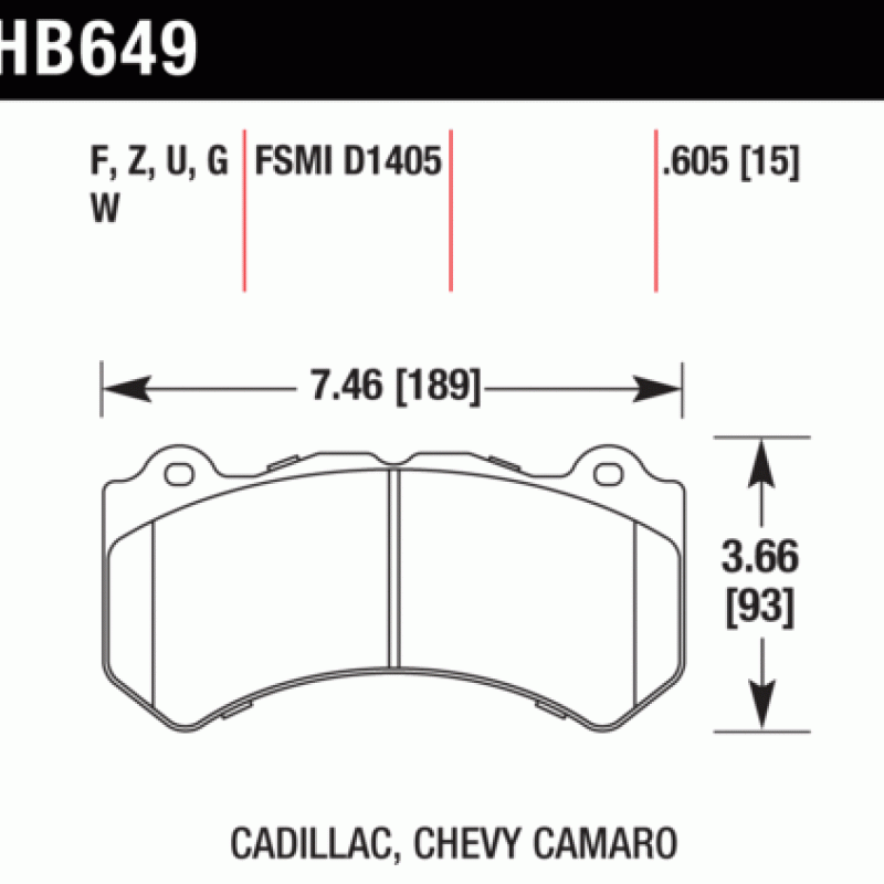 Hawk Brake Pad - DTC-80