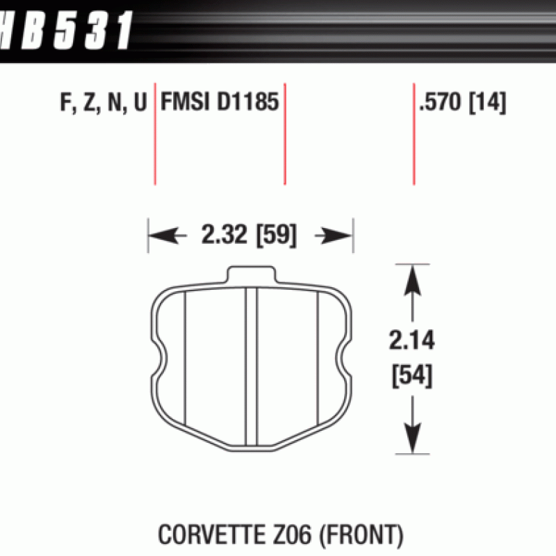 Hawk Brake Pad - DTC-80