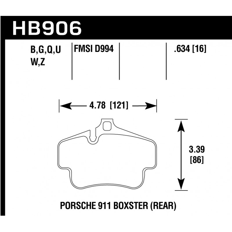 Hawk Brake Pad - ER-1