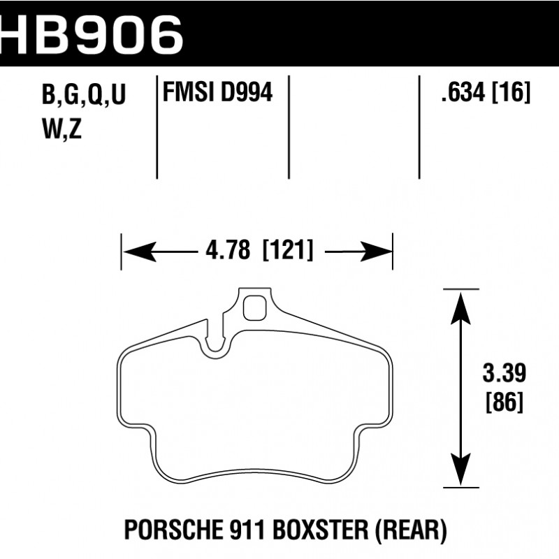 Hawk Brake Pad - ER-1
