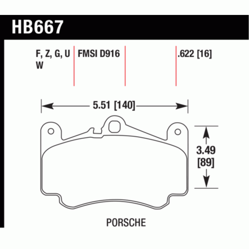 Hawk Brake Pad - ER-1