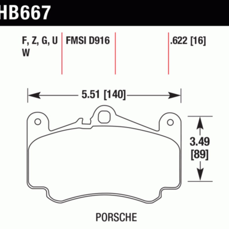 Hawk Brake Pad - ER-1