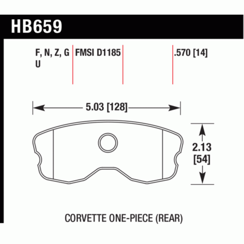 Hawk Brake Pad - ER-1