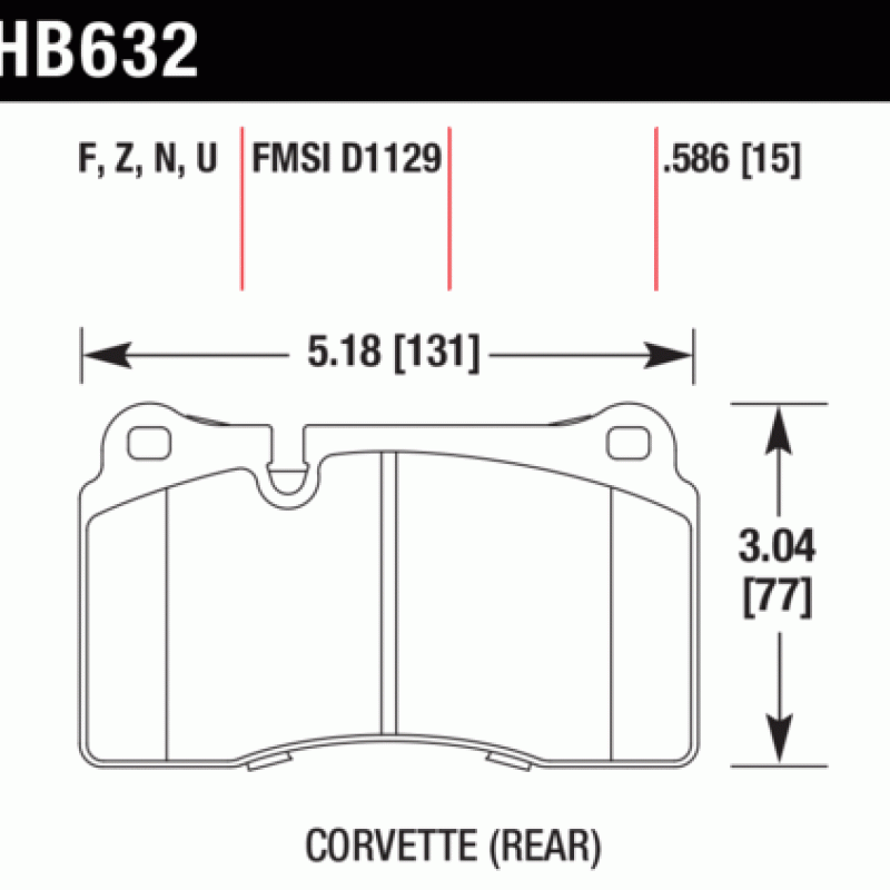 Hawk Brake Pad - ER-1