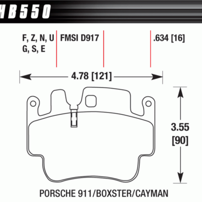 Hawk Brake Pad - ER-1