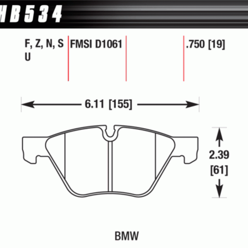 Hawk Brake Pad - ER-1