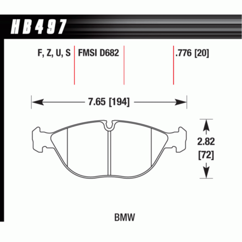Hawk Brake Pad - ER-1