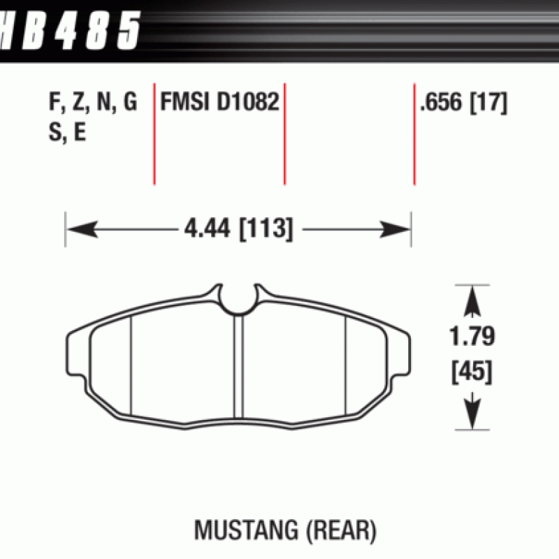 Hawk Brake Pad - ER-1