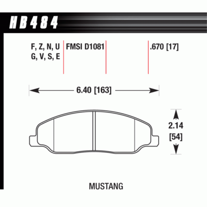 Hawk Brake Pad - ER-1