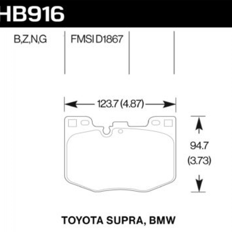 Hawk Brake Pad - HP Plus