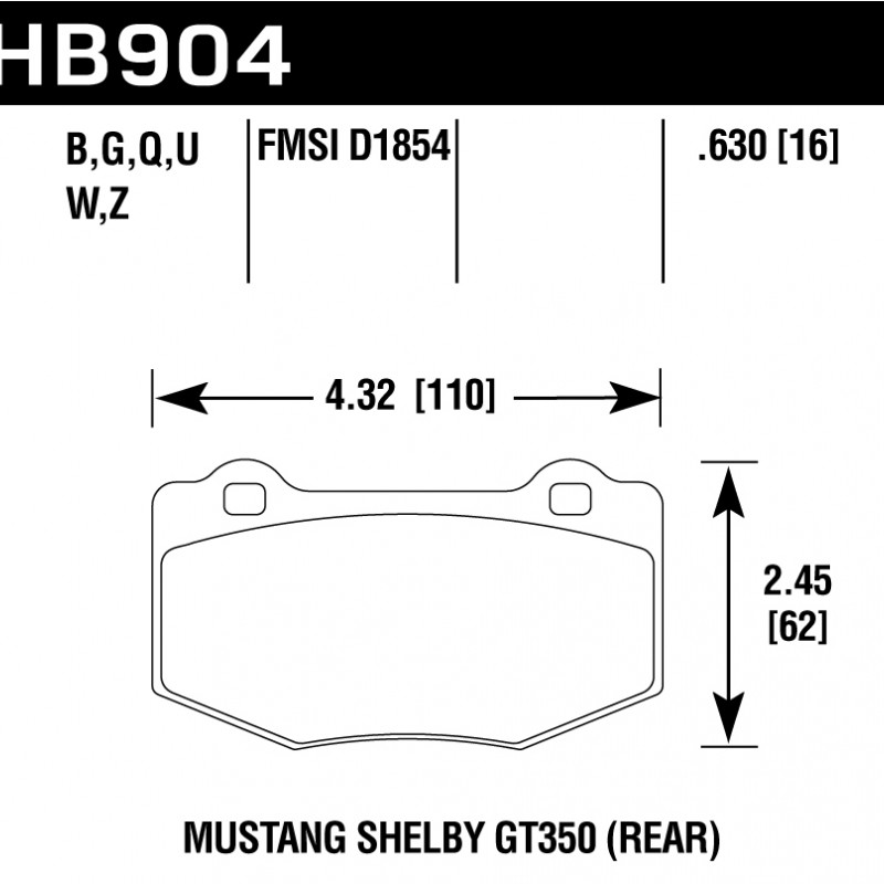 Hawk Brake Pad - HP Plus