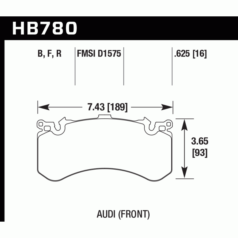 Hawk Brake Pad - HP Plus
