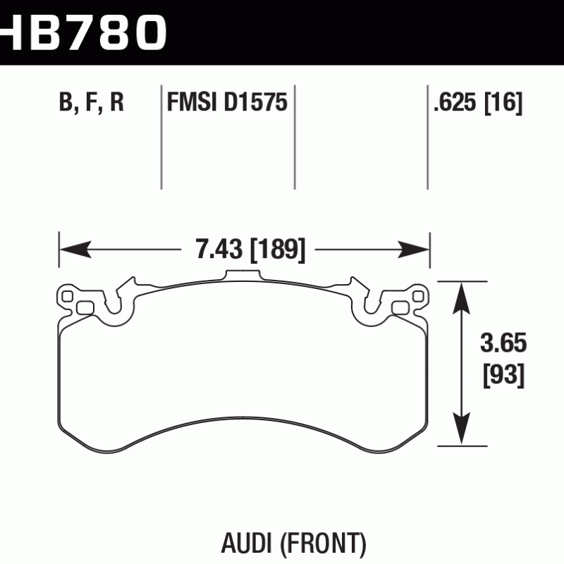 Hawk Brake Pad - HP Plus