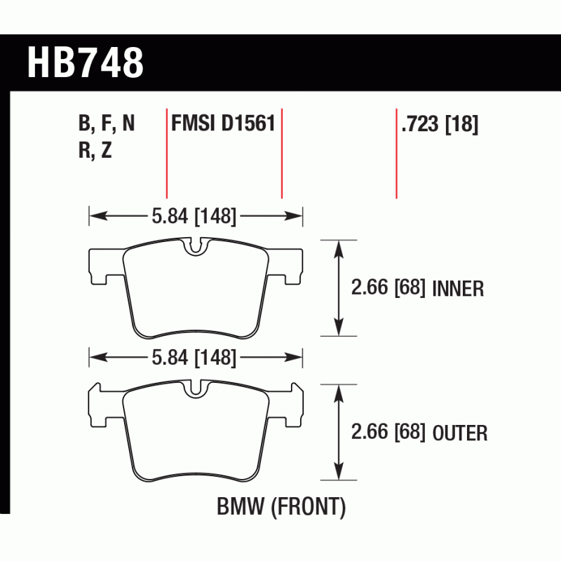 Hawk Brake Pad - HP Plus
