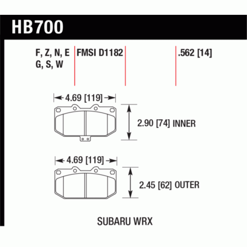 Hawk Brake Pad - HP Plus