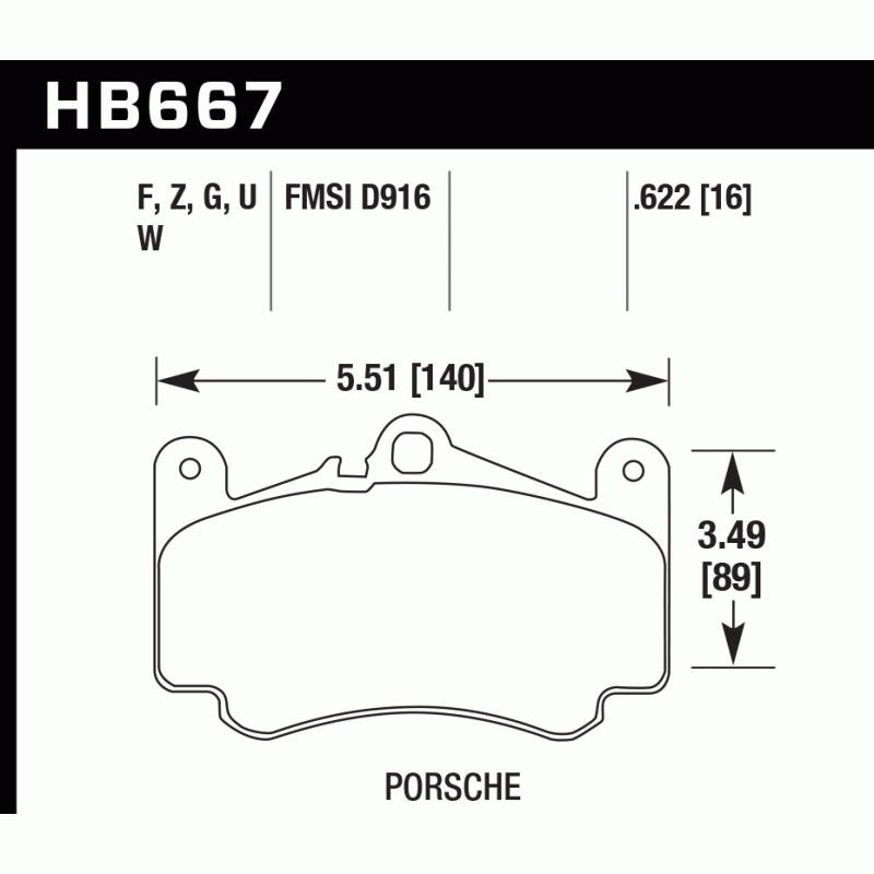 Hawk Brake Pad - HP Plus