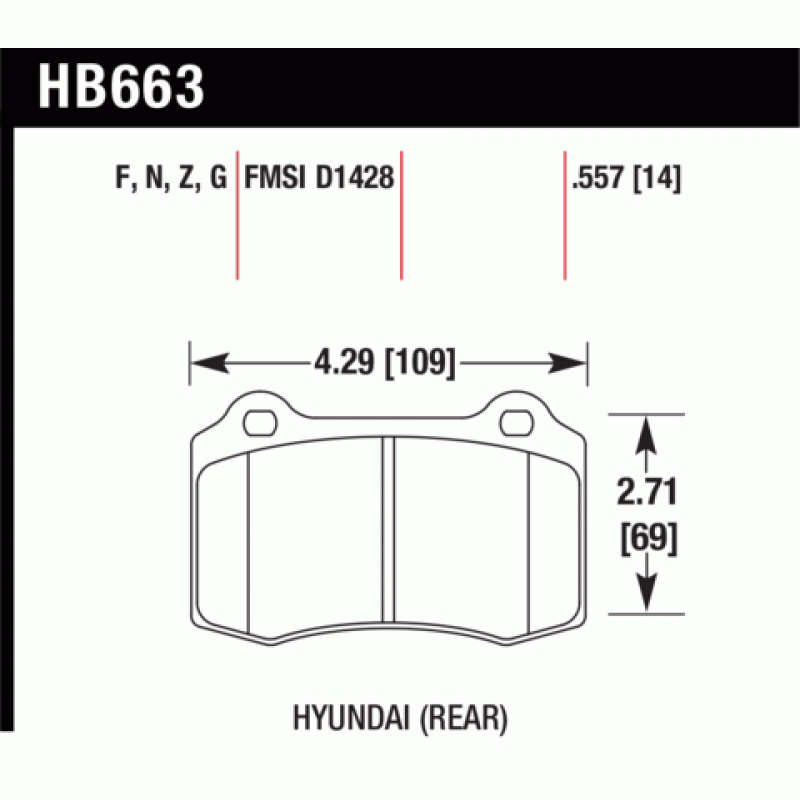 Hawk Brake Pad - HP Plus