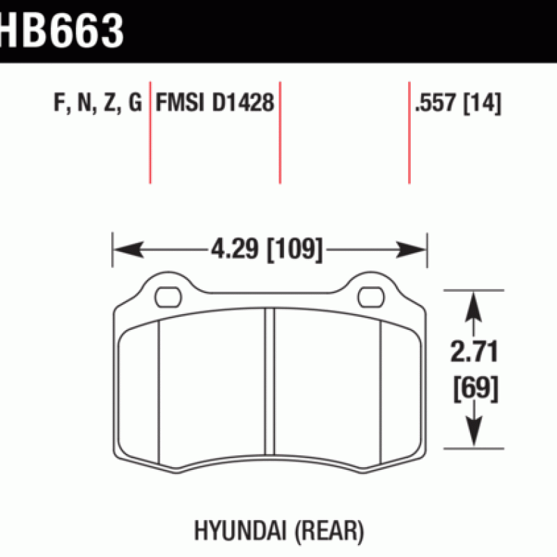Hawk Brake Pad - HP Plus Hawk Brake Pad - HP Plus