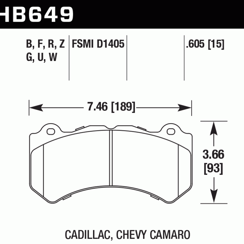 Hawk Brake Pad - HP Plus