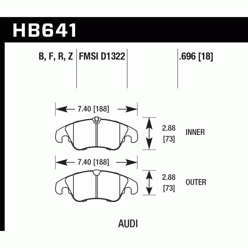 Hawk Brake Pad - HP Plus