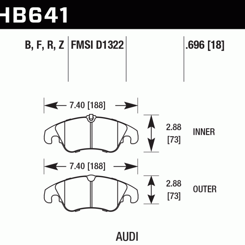 Hawk Brake Pad - HP Plus