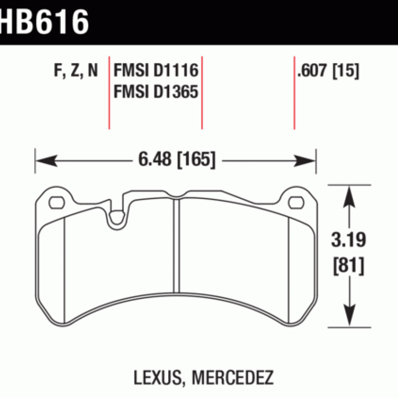 Hawk Brake Pad - HP Plus