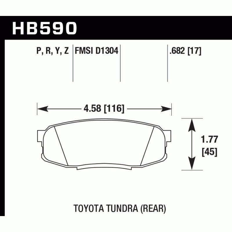 Hawk Brake Pad - HP Plus