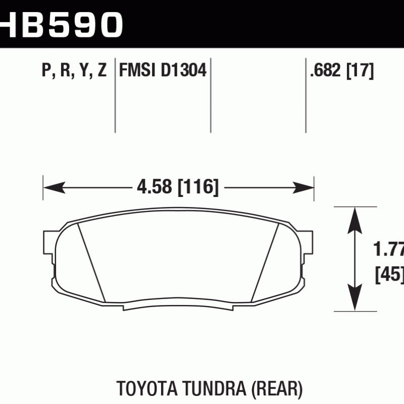 Hawk Brake Pad - HP Plus