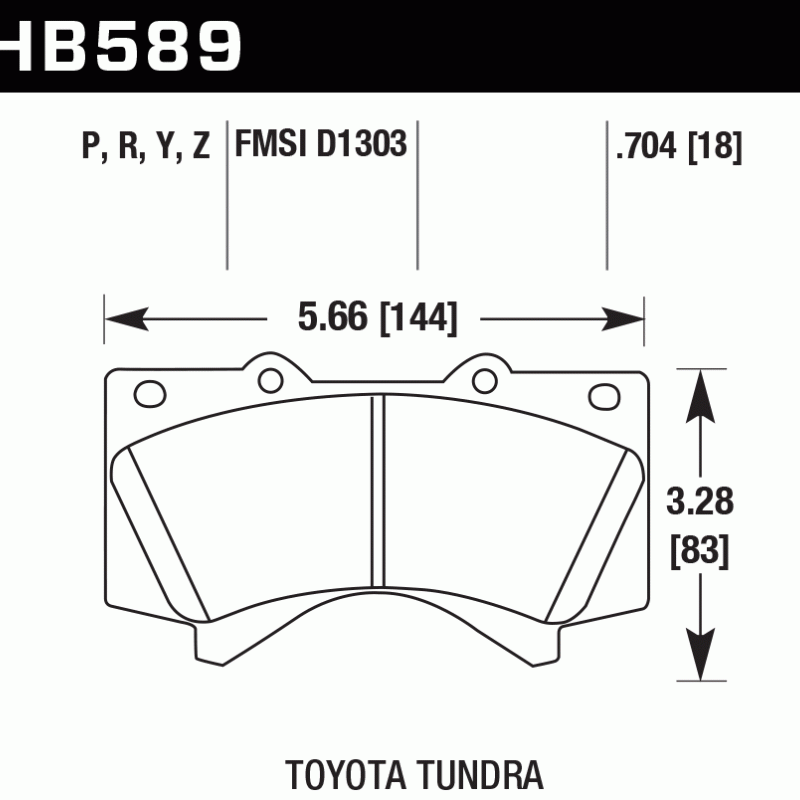 Hawk Brake Pad - HP Plus Hawk Brake Pad - HP Plus