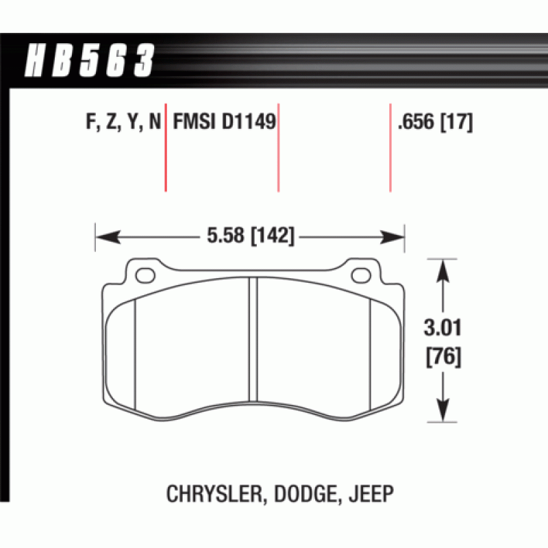 Hawk Brake Pad - HP Plus