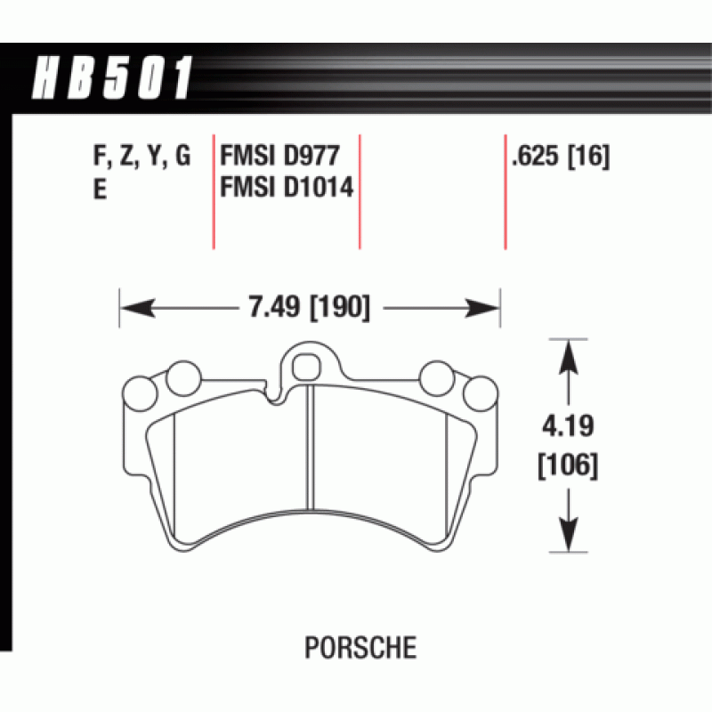 Hawk Brake Pad - HP Plus