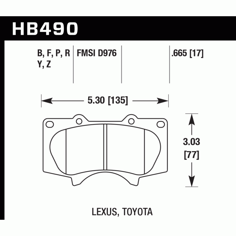 Hawk Brake Pad - HP Plus