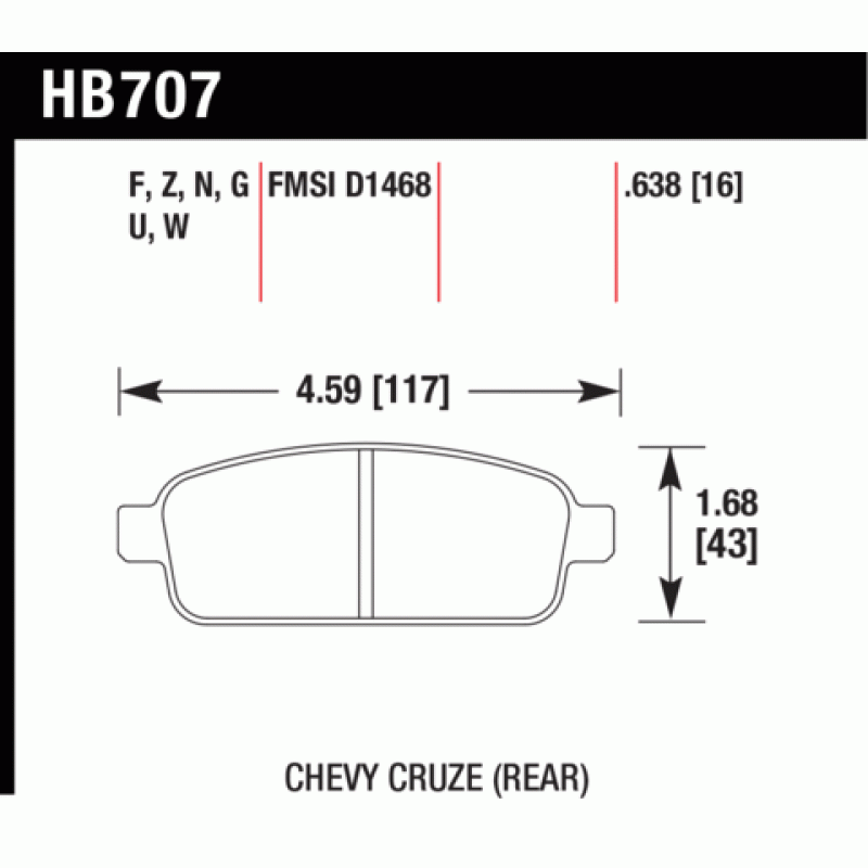 Hawk Brake Pad - HPS