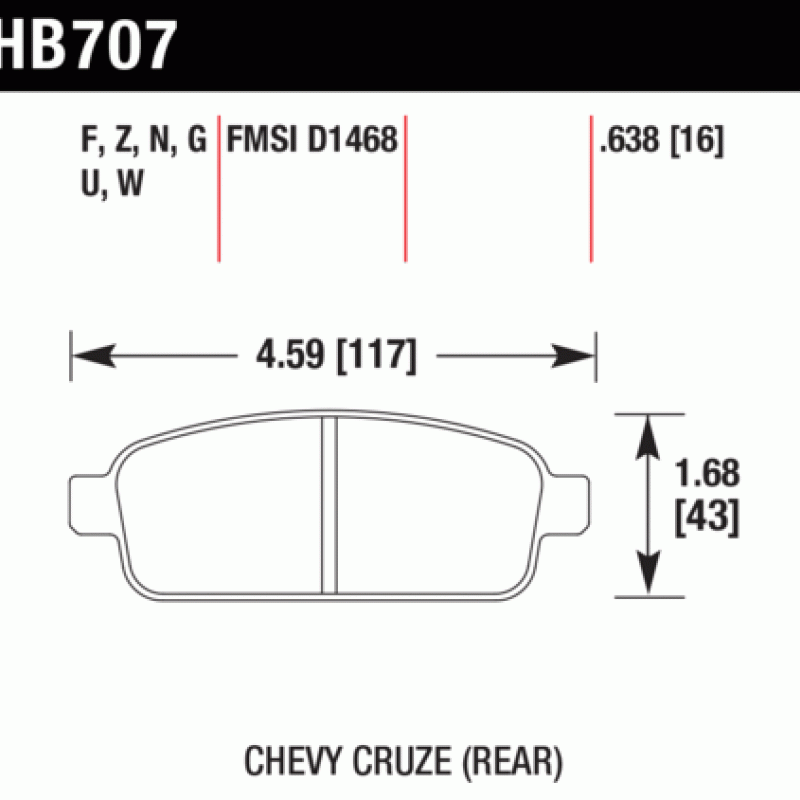 Hawk Brake Pad - HPS
