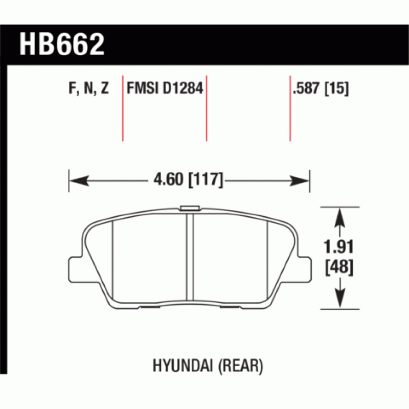 Hawk Brake Pad - HPS