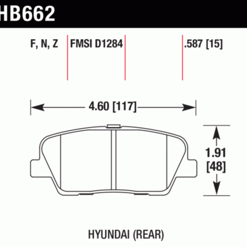 Hawk Brake Pad - HPS