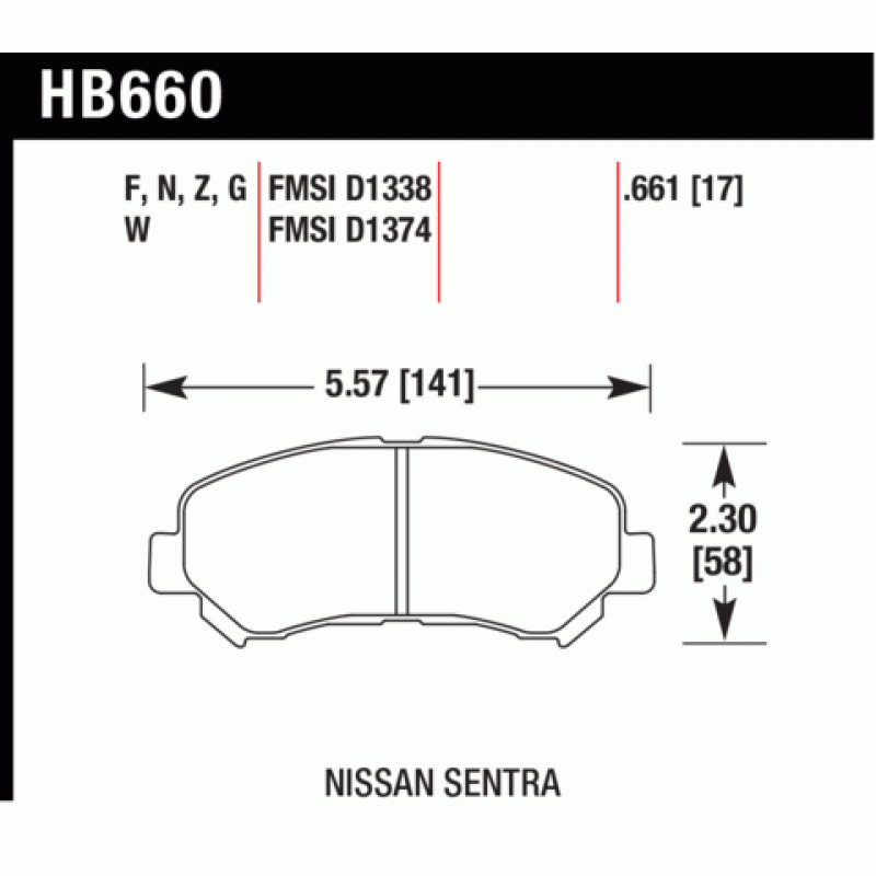 Hawk Brake Pad - HPS