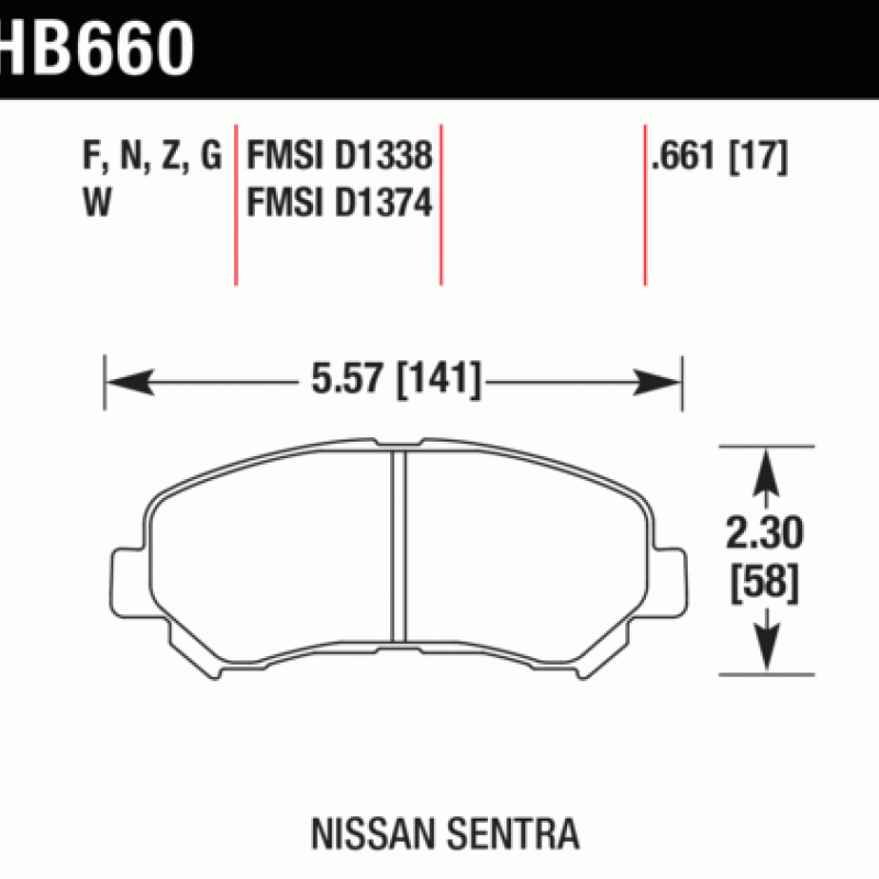 Hawk Brake Pad - HPS