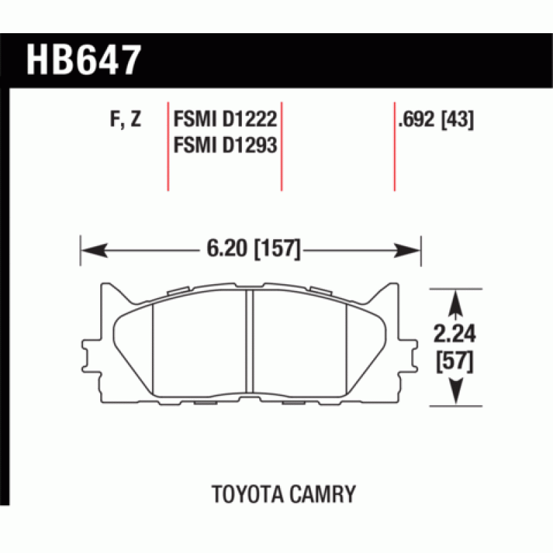 Hawk Brake Pad - HPS