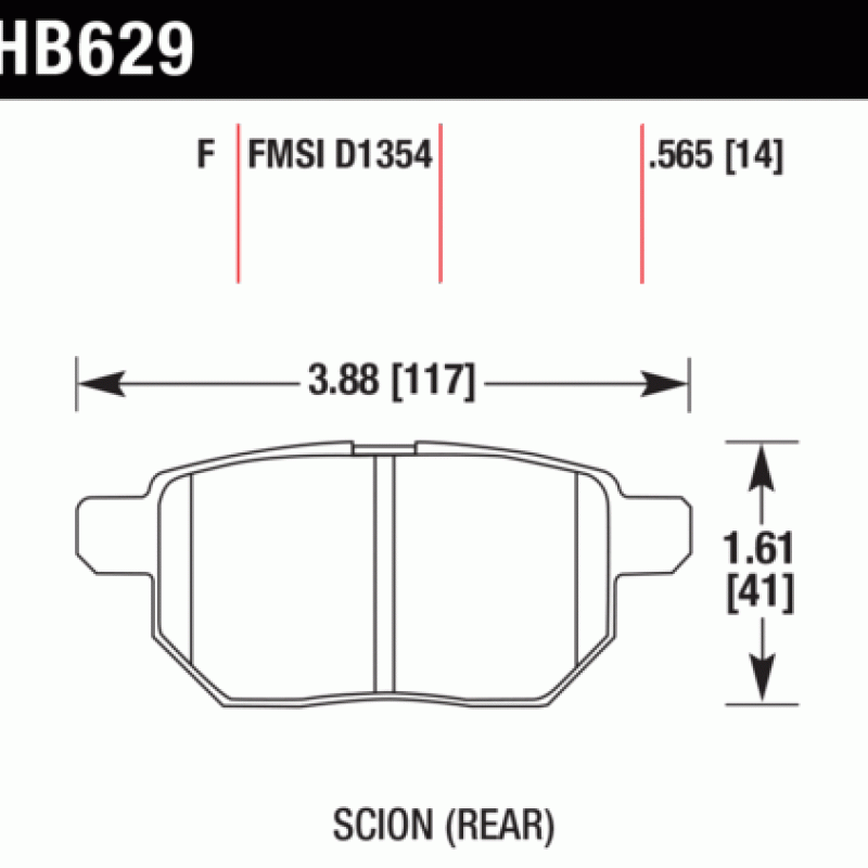 Hawk Brake Pad - HPS