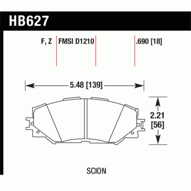 Hawk Brake Pad - HPS