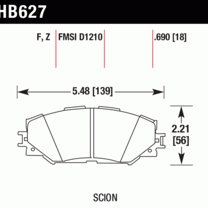 Hawk Brake Pad - HPS