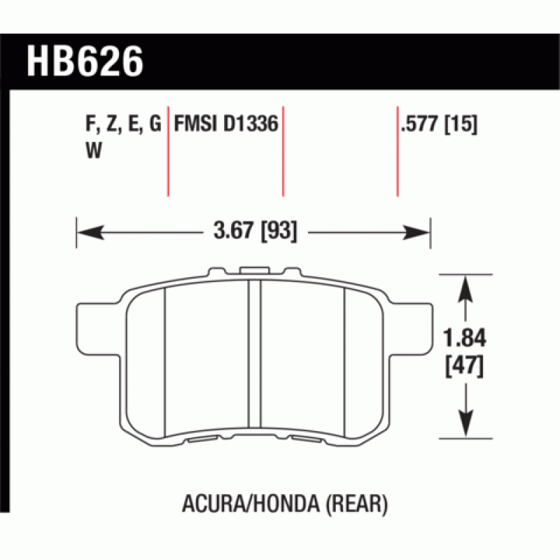 Hawk Brake Pad - HPS