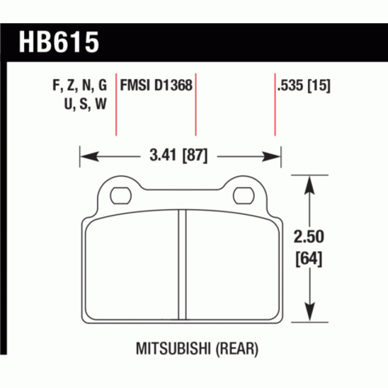 Hawk Brake Pad - HPS