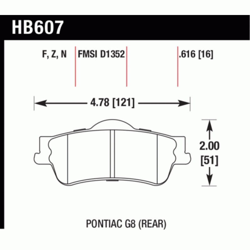 Hawk Brake Pad - HPS
