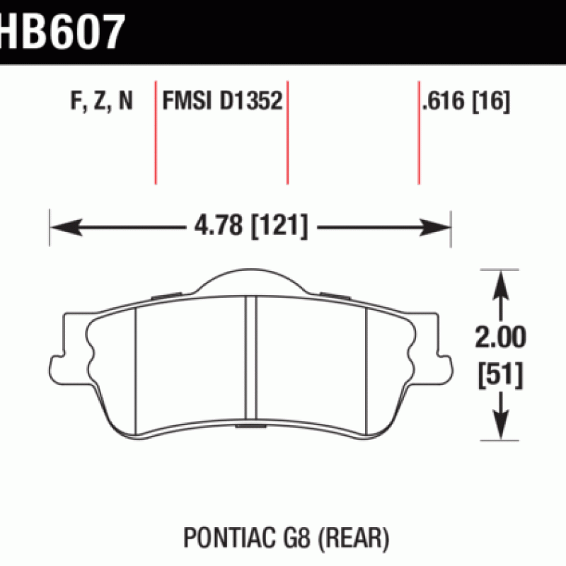 Hawk Brake Pad - HPS