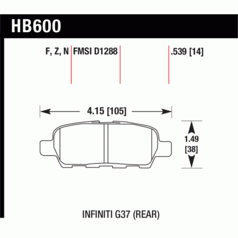 Hawk Brake Pad - HPS