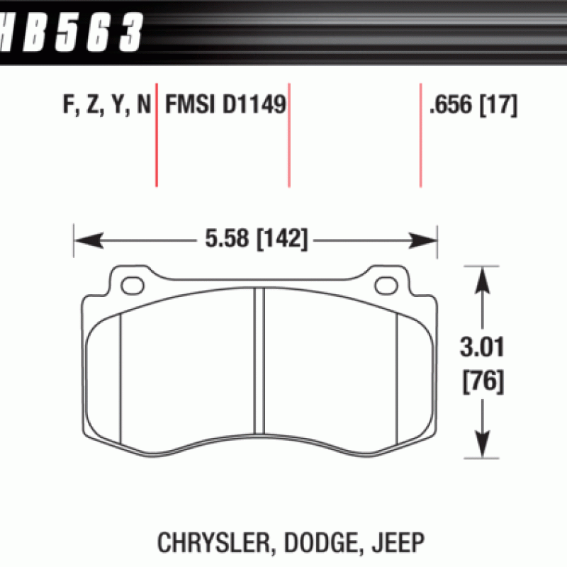 Hawk Brake Pad - HPS Hawk Brake Pad - HPS